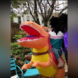 Dinosaur inflatable Halloween costume